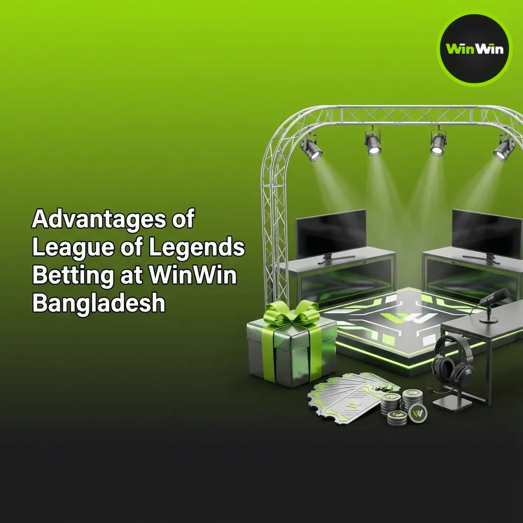WinWin Bangladesh LoL betting: high odds, fast markets, 200% bonus + 150 FS, bKash & local pay, 24/7 support, mobile app.