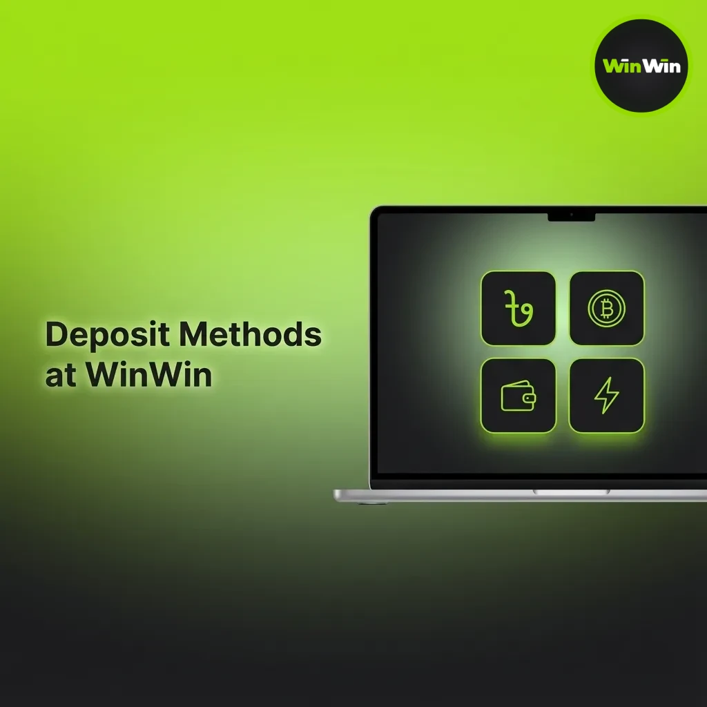 WinWin deposit screen with bKash, Nagad, Rocket, and card options for fast BDT deposits in Bangladesh.