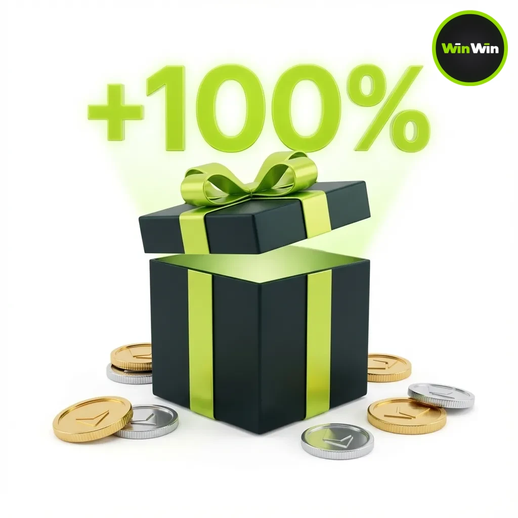 WinWin welcome bonus banner for new players in Bangladesh: up to 200% first deposit + 150 free spins.