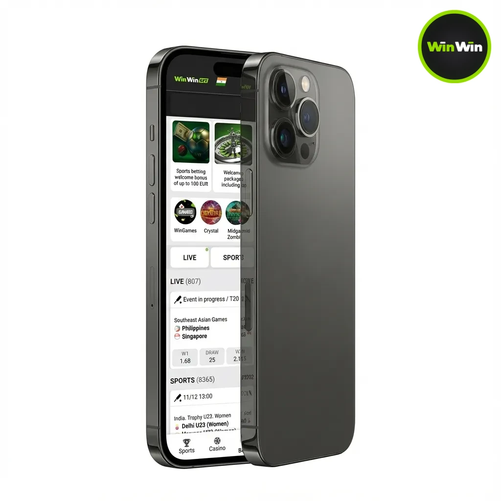 WinWin iOS app for Bangladesh: real-money sports and casino in BDT, fast deposits, live bets, 200% bonus + 150 spins.