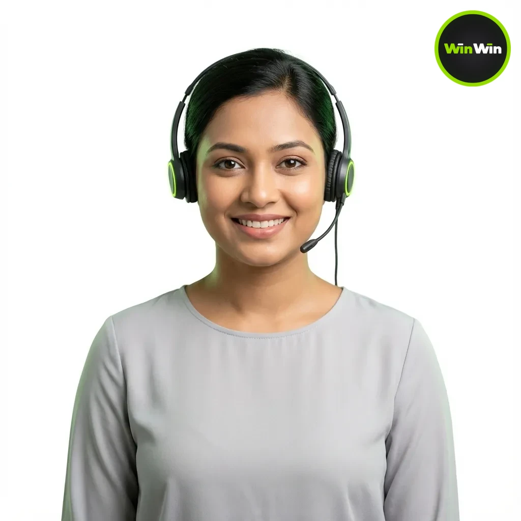 WinWin Bangladesh contacts: email, live chat, messengers, social. No phone. Email 6-12h; chat <2 min, 24/7 BST Bangla/English