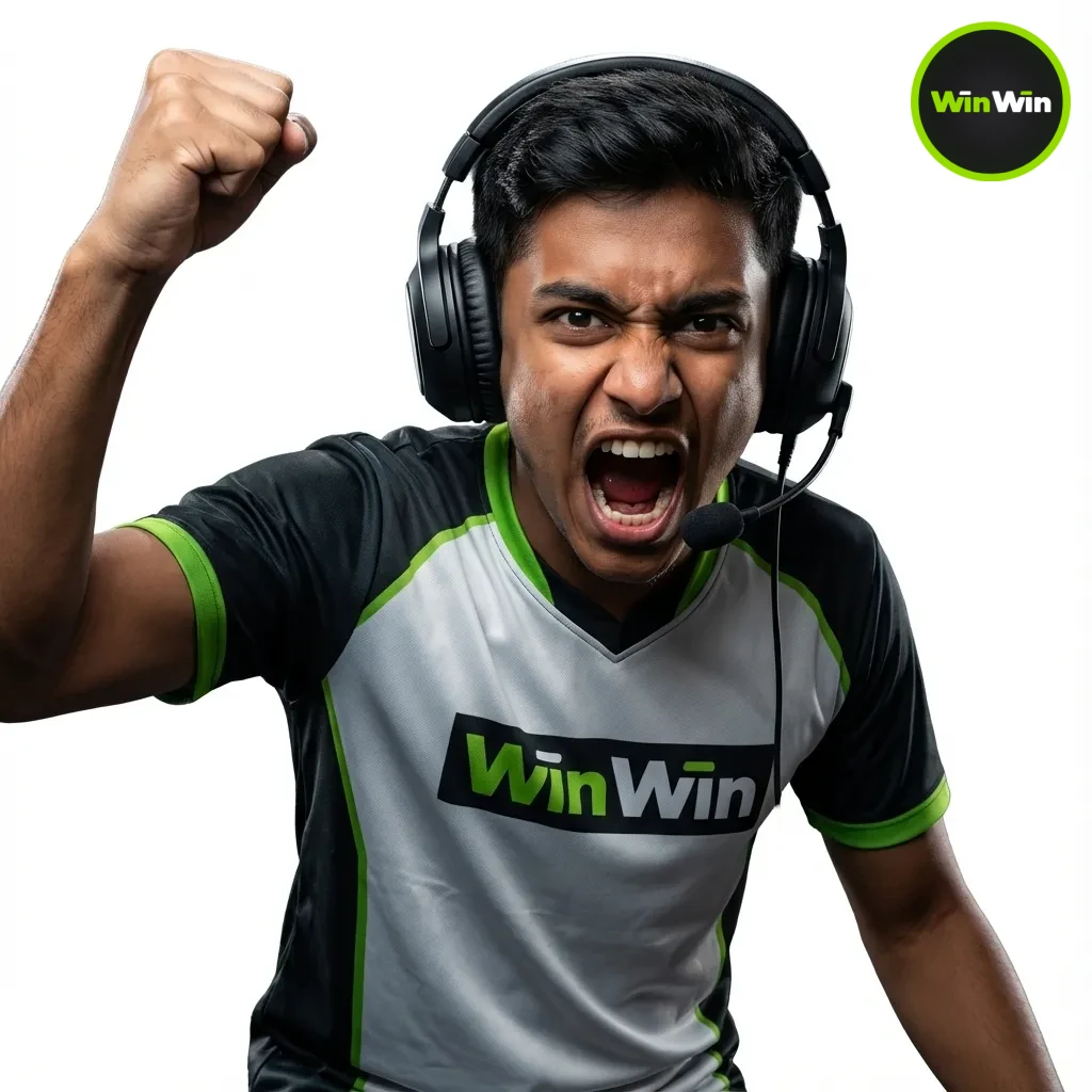 WinWin esports betting in Bangladesh banner: live odds, fast payouts, mobile app, 200% + 150 FS bonus