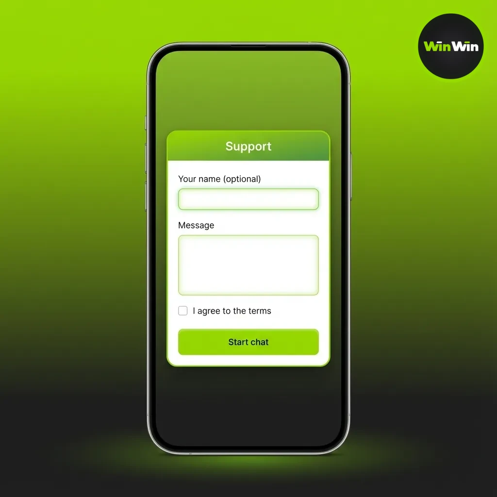 How to log in to WinWin mobile app: open app, tap Log in, enter phone/email and password, enable Face ID/Touch ID.