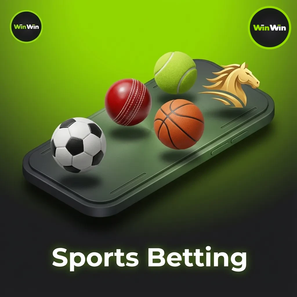 Sportsbook for Bangladesh: 40+ sports, pre-match, live, and outrights in BDT; icons for cricket, football, kabaddi, more.
