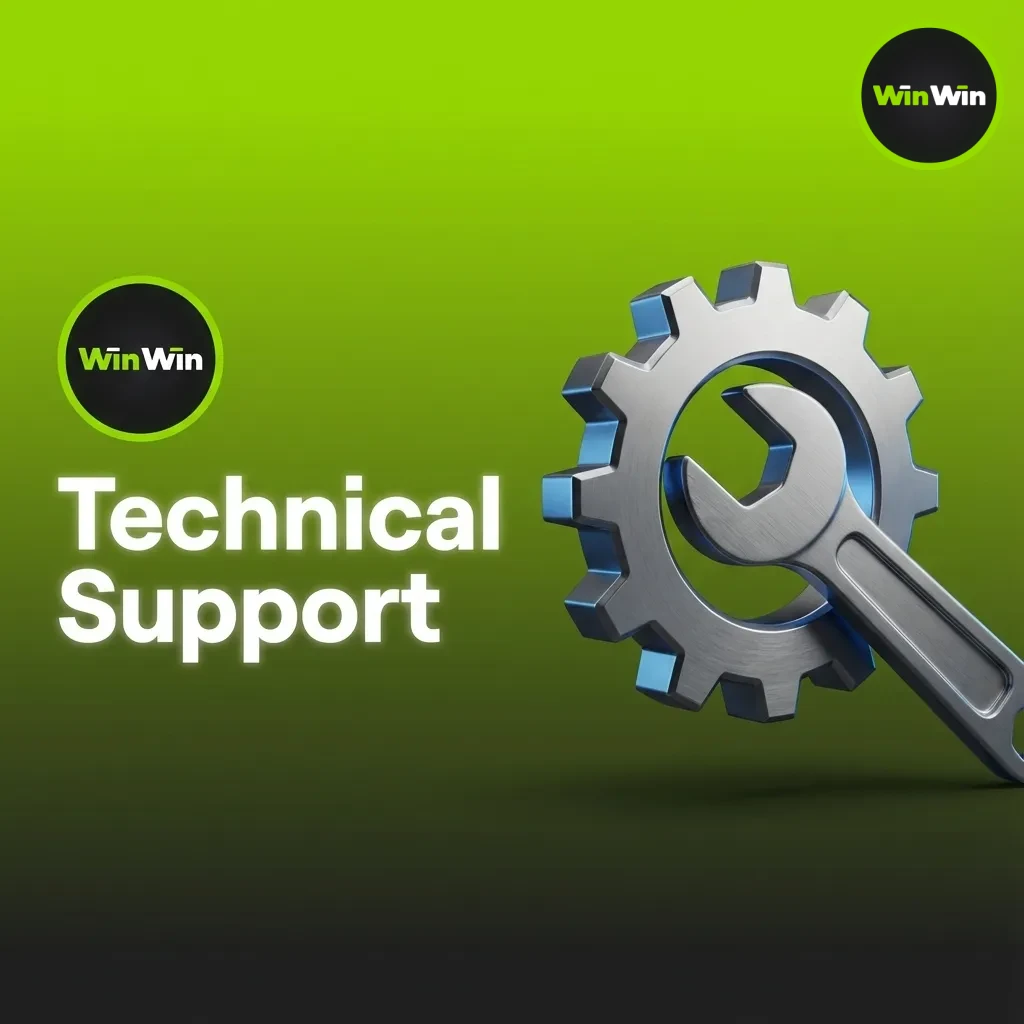 Technical Support page with chat and email options for app, website, game, and payment issues; fast triage and updates.