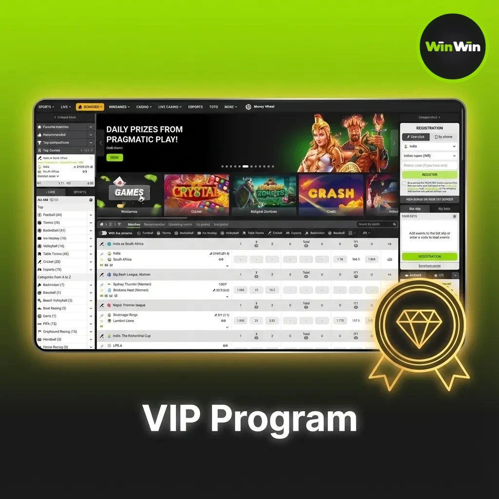 WinWin VIP tiers from starter to elite with perks: higher cashback, priority support, better limits; check your Profile tier.