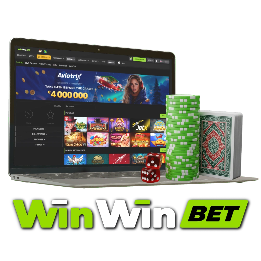 Play at the WinWin Casino to enjoy premium gambling and entertainment.