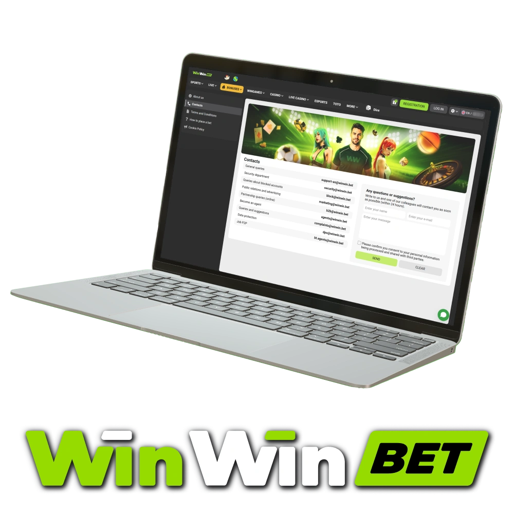 Reach out via WinWin Contacts for professional assistance with your account.