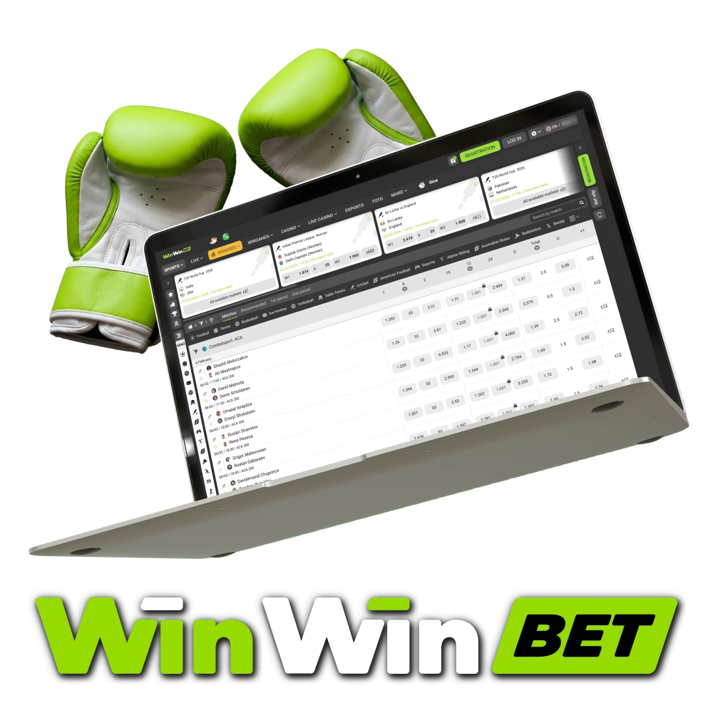 Support your favorite fighters through the WinWin MMA betting platform.