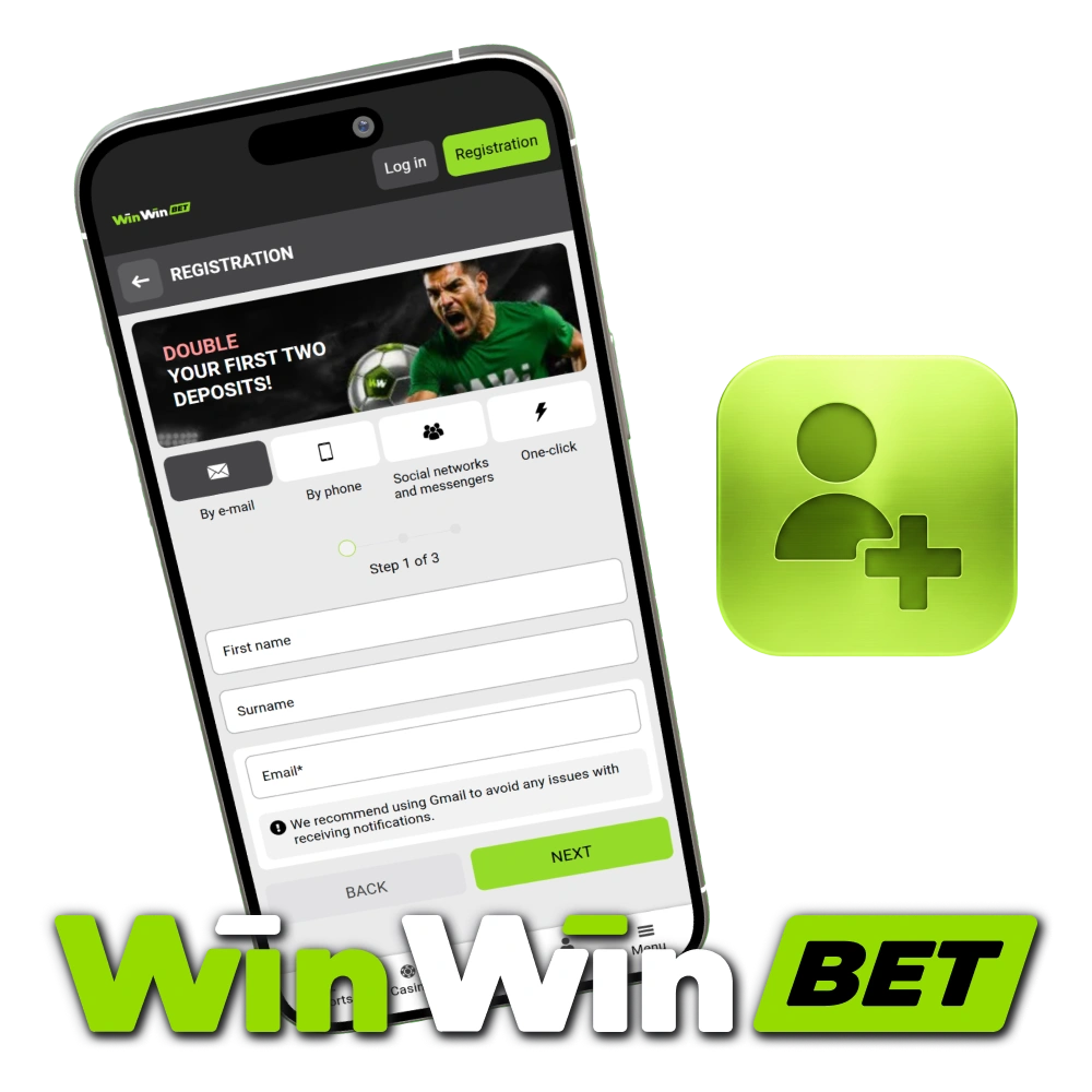 Create a new WinWin account today to join the betting community.