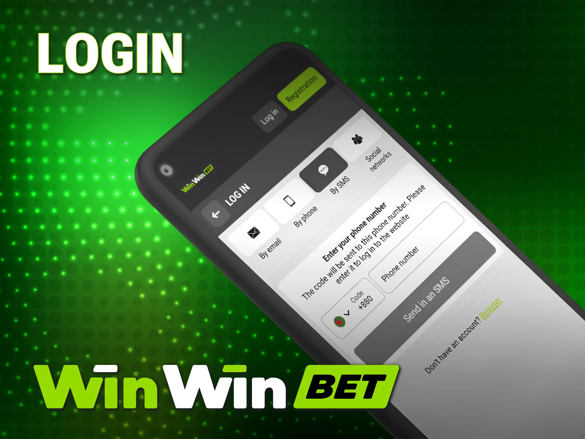 Access your WinWin Login panel after completing the initial signup steps.