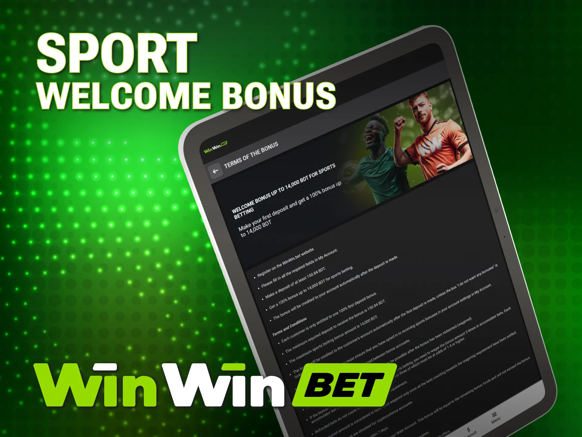 Activate your WinWin Bonus to place free bets on top matches.