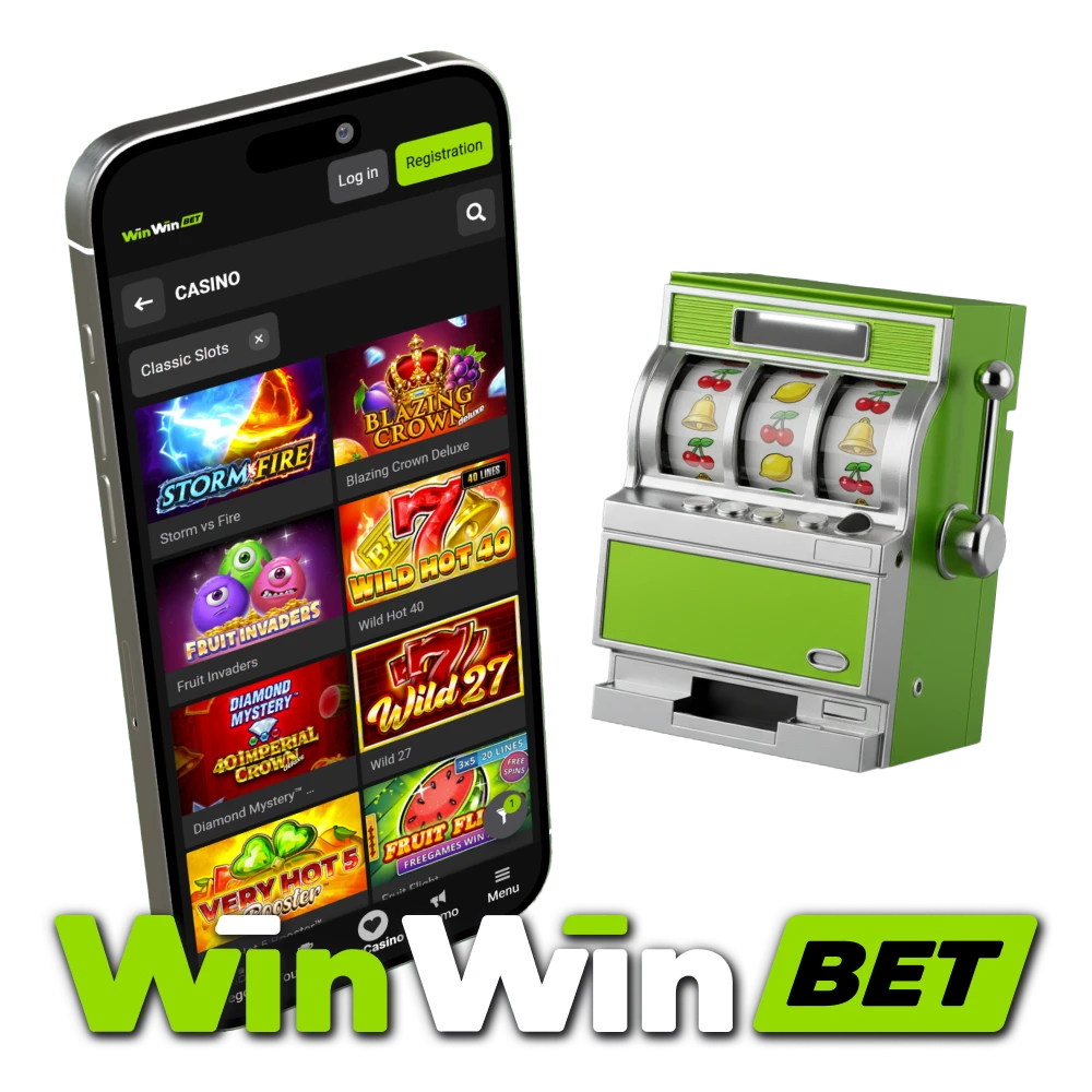 Spin the reels in a WinWin Slots game for huge jackpots.