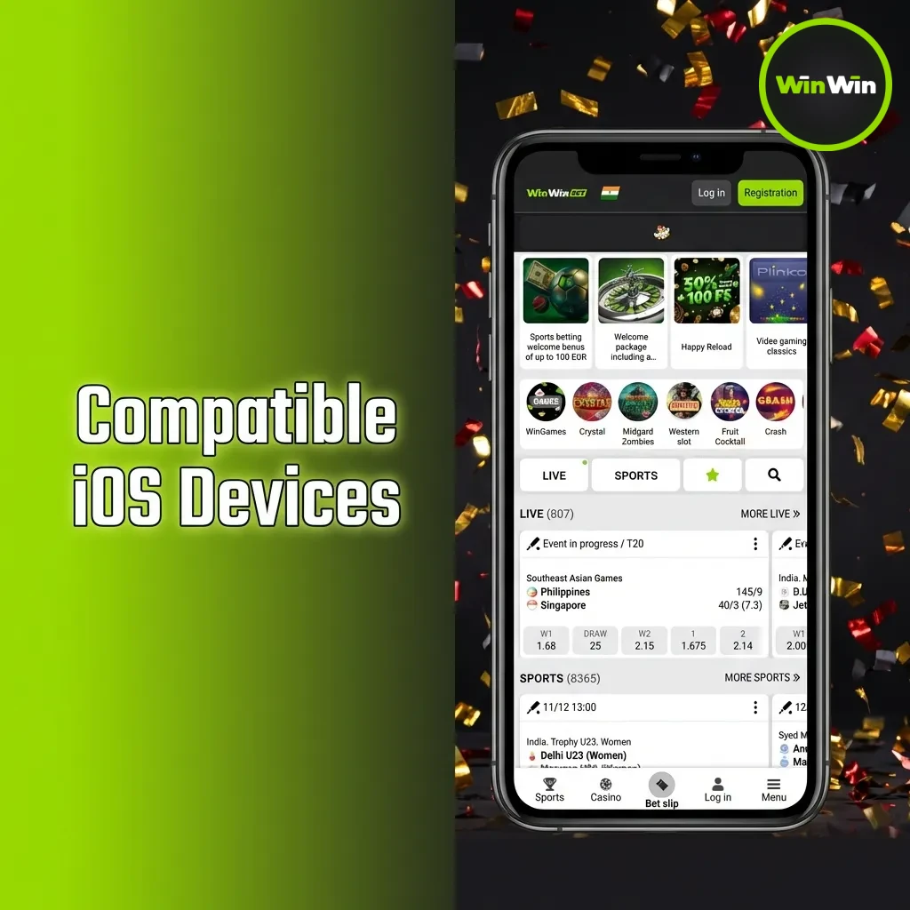 List of compatible iOS devices including iPhone X through 15 series and recent iPad Pro, Air, and Mini models