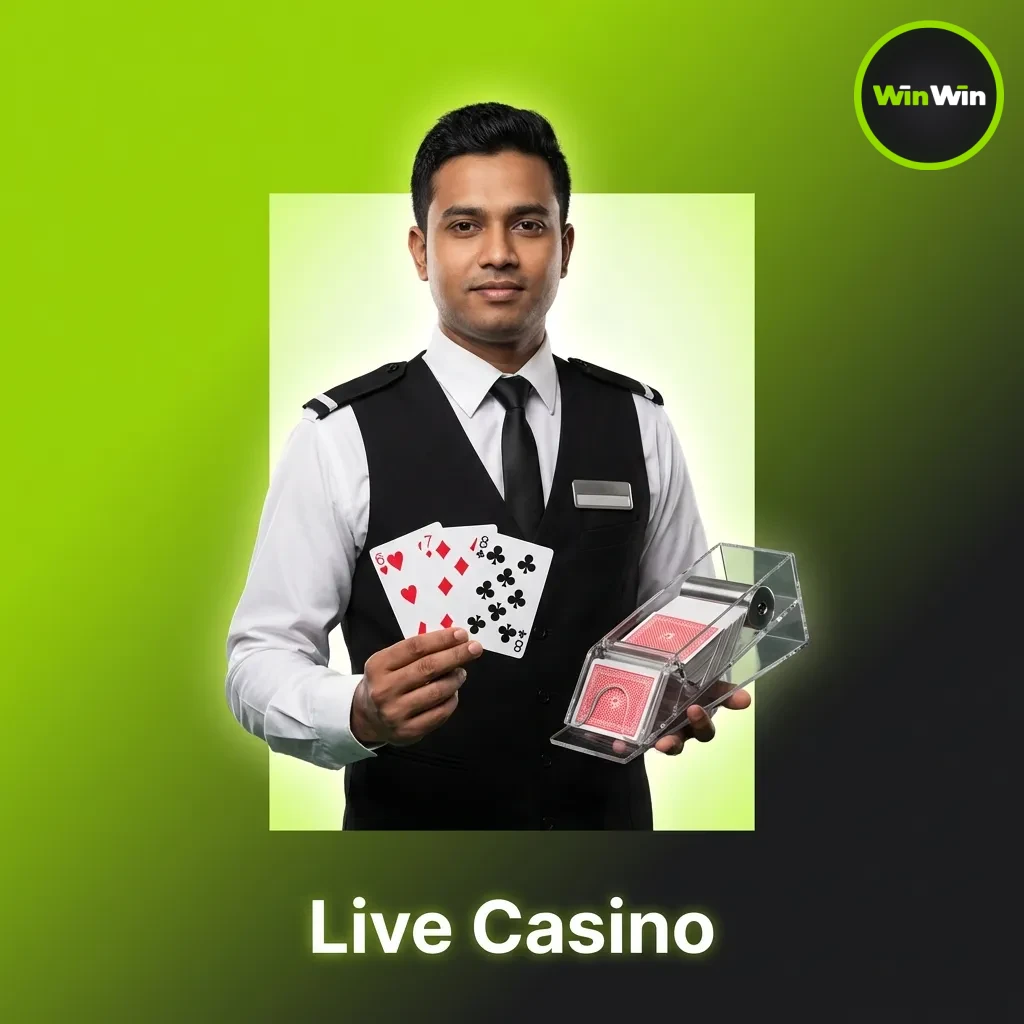 Real dealers streaming live casino games including roulette, blackjack, baccarat, poker, and game shows in HD quality.
