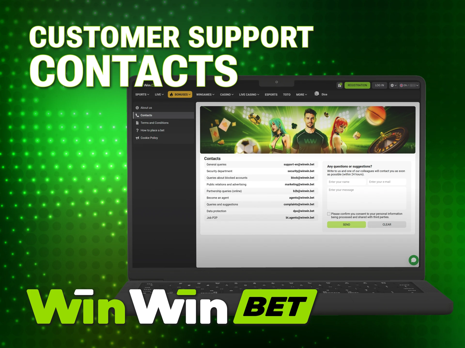 Reach out to the WinWin Deposit help desk for immediate payment assistance.