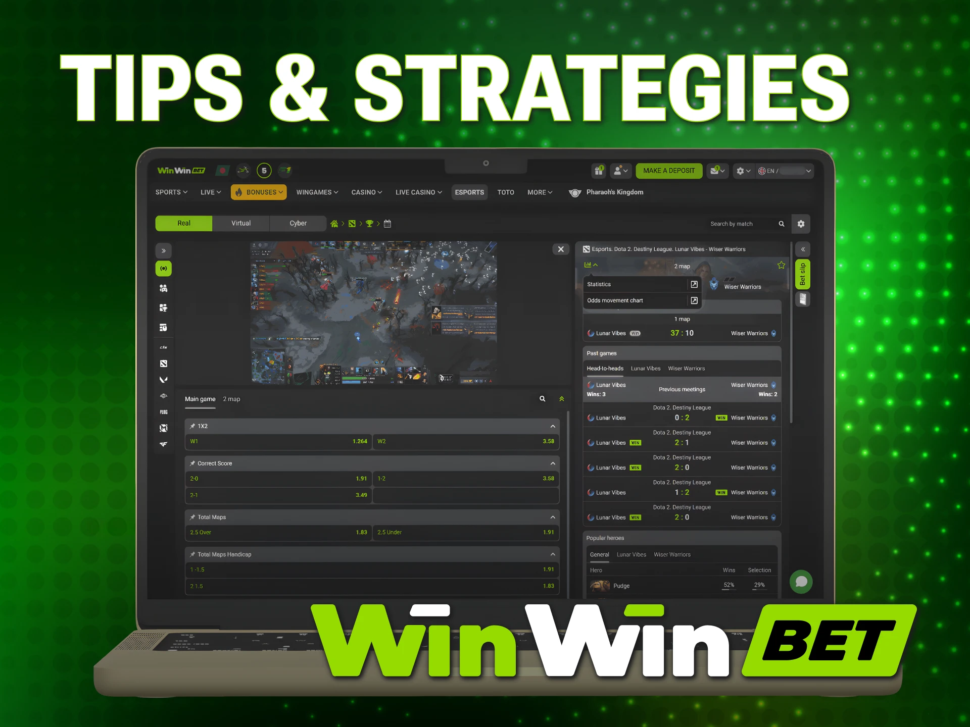 Apply expert WinWin Dota 2 strategies to increase your winning potential.