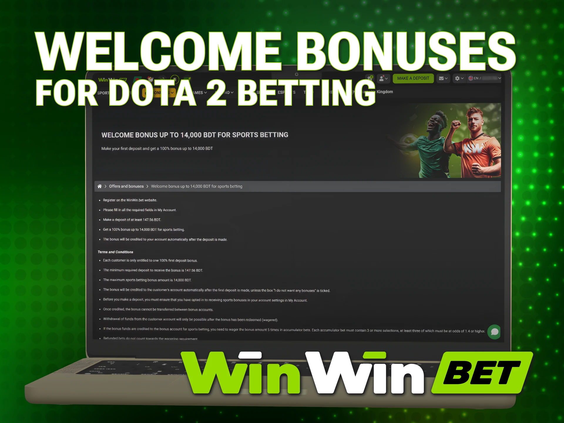 Claim a WinWin Dota 2 welcome bonus to boost your stakes.