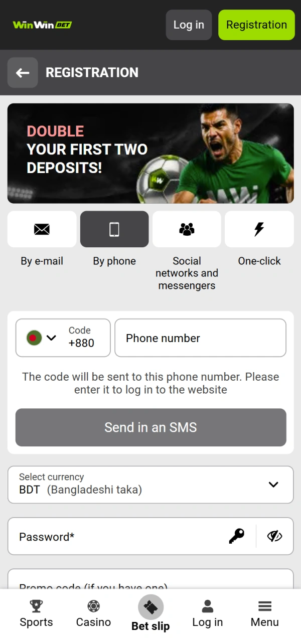 Sign up to access all WinWin Live dealer tables and features.