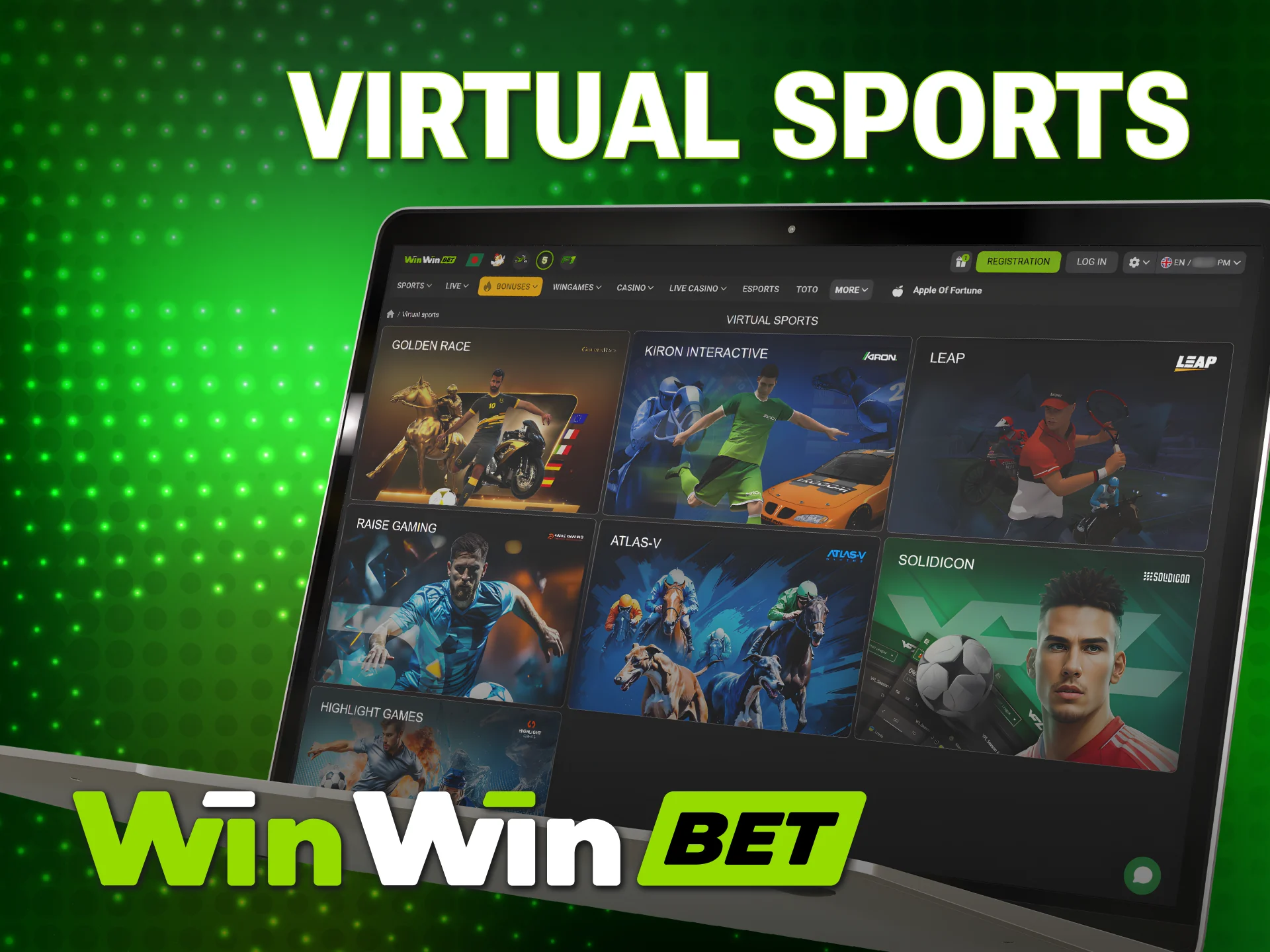 Try fast-paced virtual sports wagering on the official WinWin Sports site.