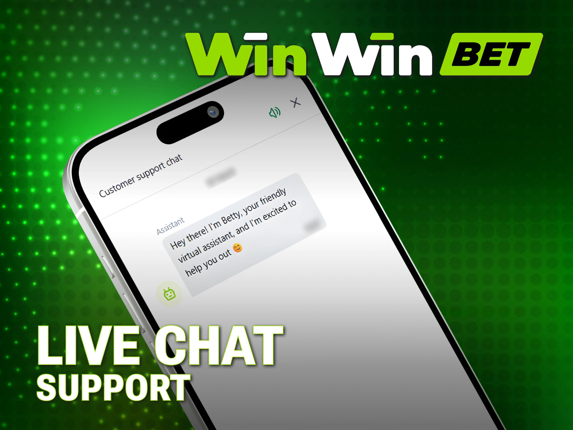 Contact the WinWin Support team via 24/7 live chat for help.