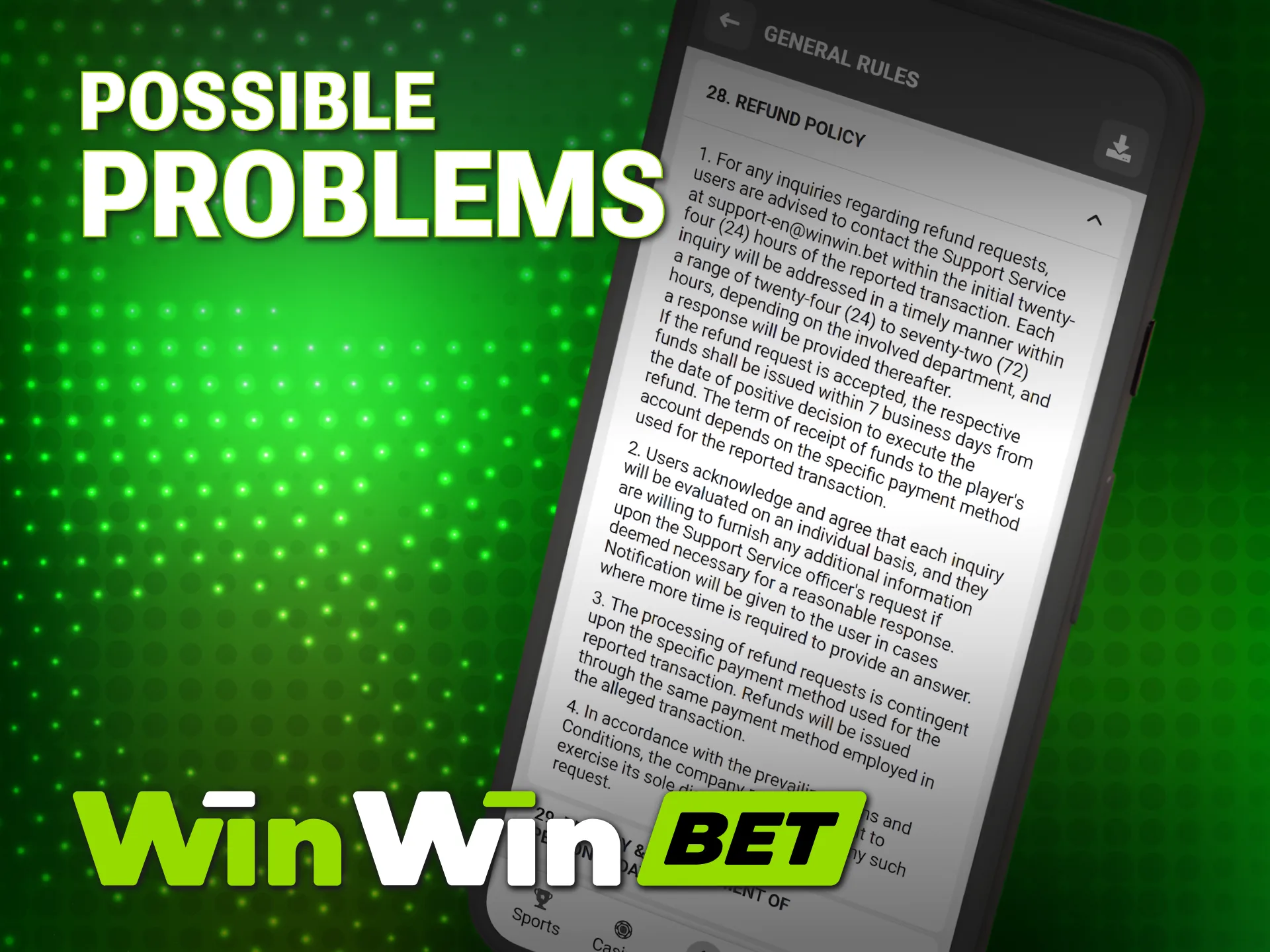 Solve common WinWin Withdrawal issues to receive your winnings faster.